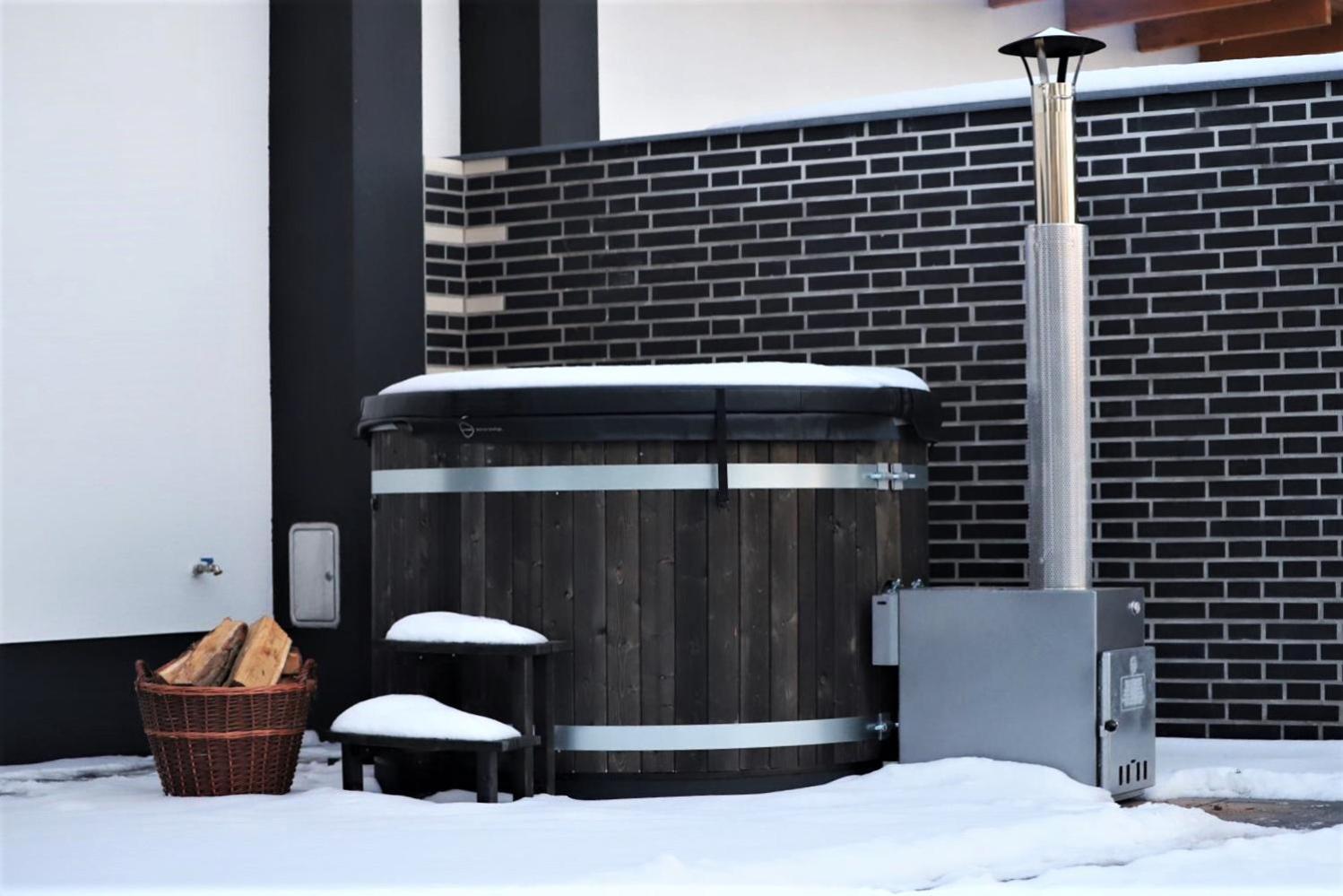 Fewo River I Wellnesstraum I Winterentspannung I Inkl Badefass I Kamin I Sauna Wendisch Rietz Exterior photo